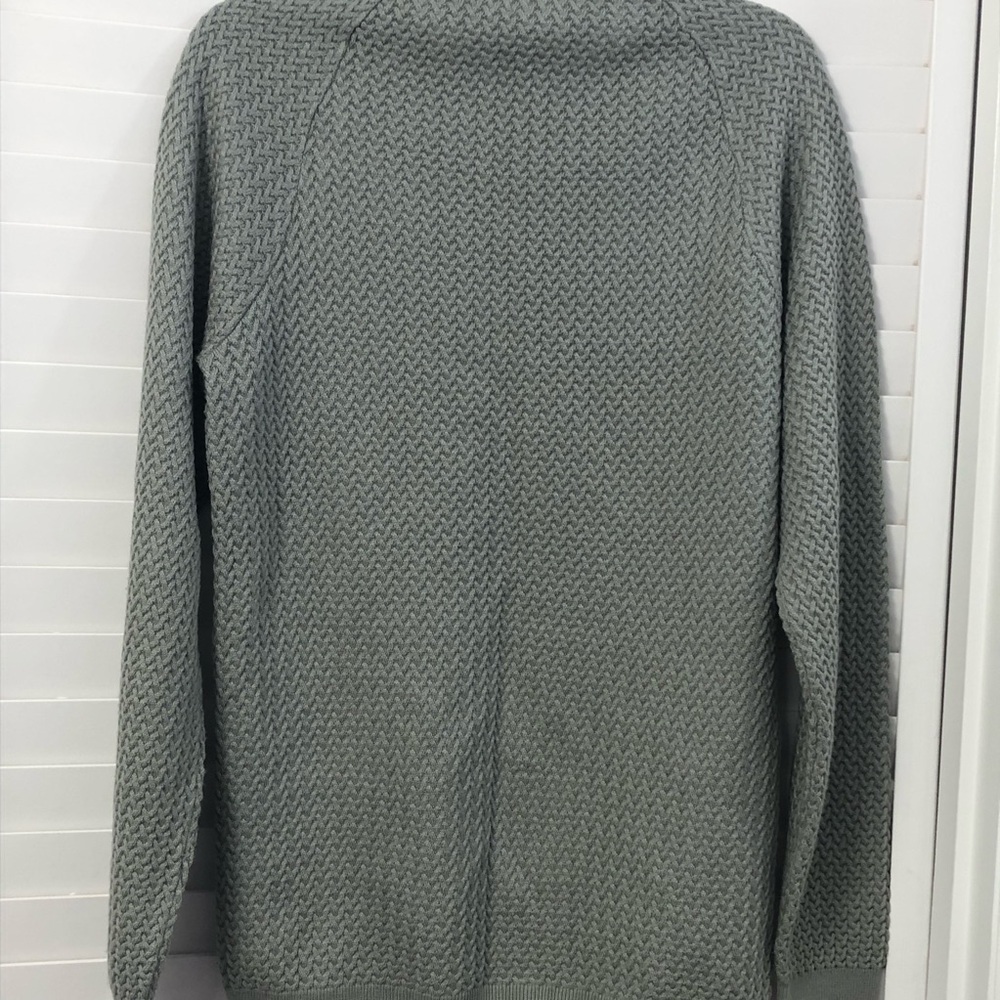 ASOS Gray Crewneck Sweater with Textured Knit - Muscle fit —#043 - Picture 10 of 14